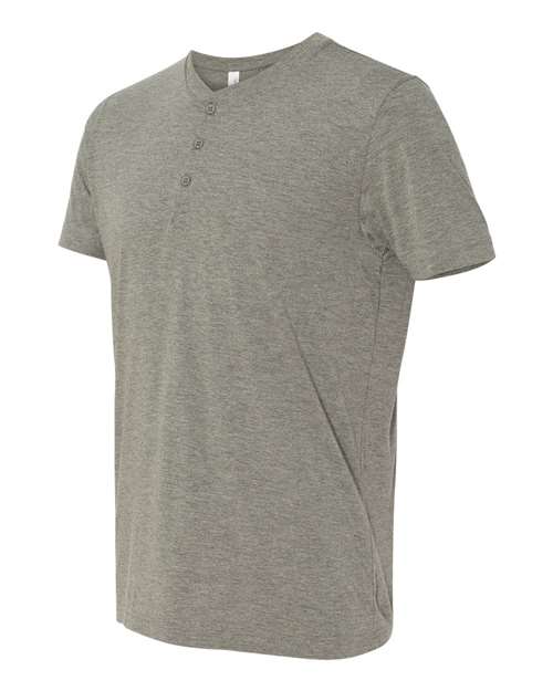 BELLA + CANVAS Men's Henley - Side