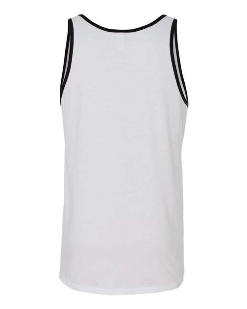 Jersey Tank - White/ Black Back