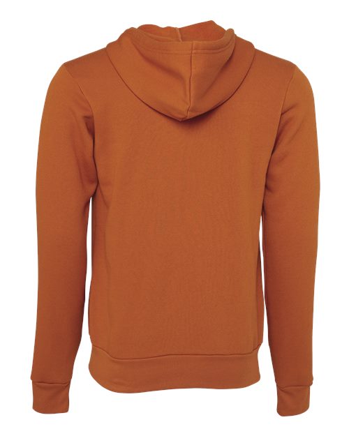 Unisex Sponge Fleece Full-Zip Hoodie Sweatshirt - Autumn Back
