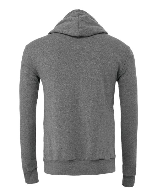 Unisex Sponge Fleece Hoodie Sweatshirt - Deep Heather Back