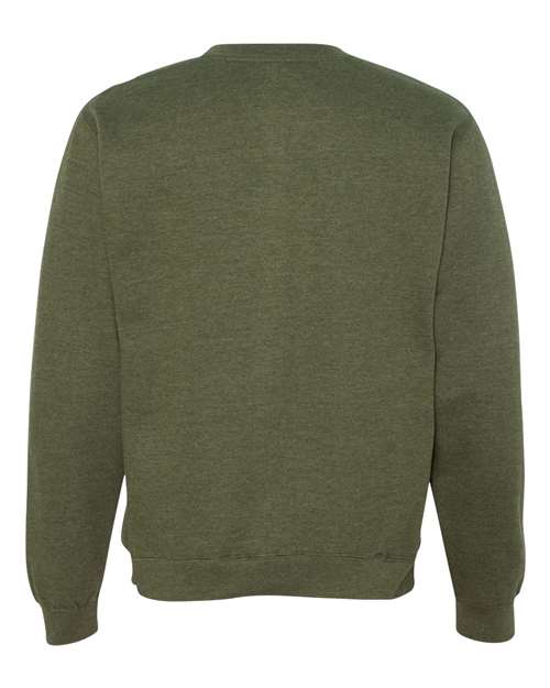 Unisex Midweight Crewneck Sweatshirt - Army Heather Back