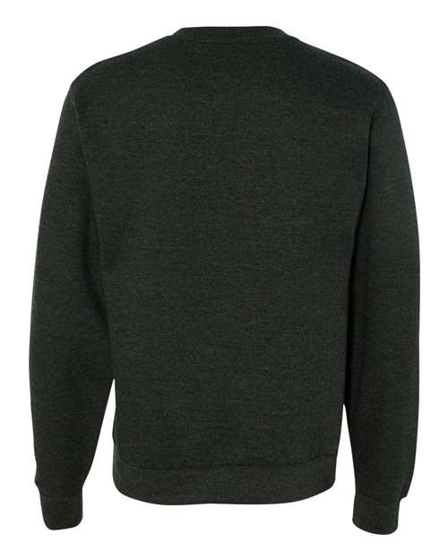 Unisex Midweight Crewneck Sweatshirt - Charcoal Heather Back
