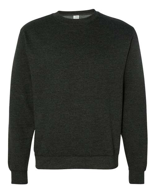 Unisex Midweight Crewneck Sweatshirt - Charcoal Heather Front