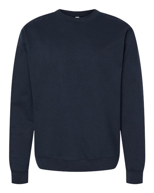 Unisex Midweight Crewneck Sweatshirt - Classic Navy Front