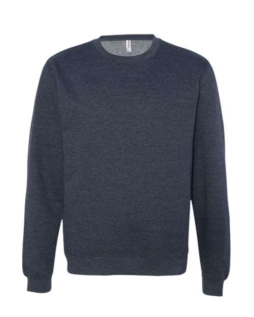 Unisex Midweight Crewneck Sweatshirt - Classic Navy Heather Front