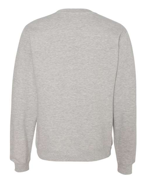 Unisex Midweight Crewneck Sweatshirt - Grey Heather Back