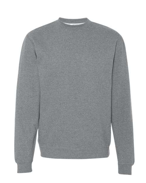 Unisex Midweight Crewneck Sweatshirt - Gunmetal Heather Front