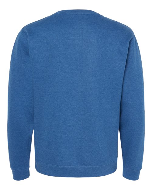 Unisex Midweight Crewneck Sweatshirt - Royal Heather Back