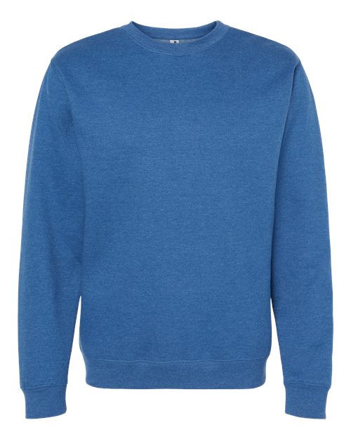 Unisex Midweight Crewneck Sweatshirt - Royal Heather Front
