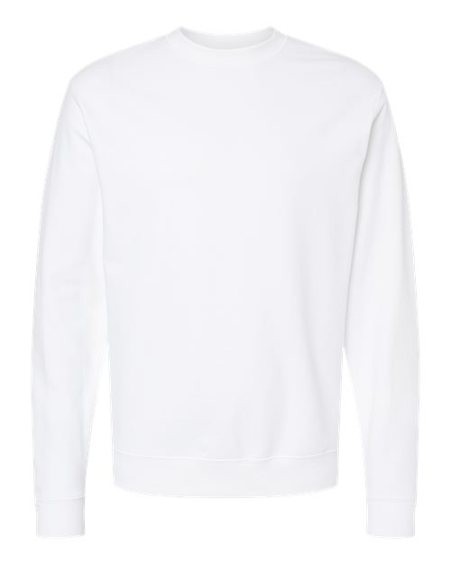 Unisex Midweight Crewneck Sweatshirt - White Front