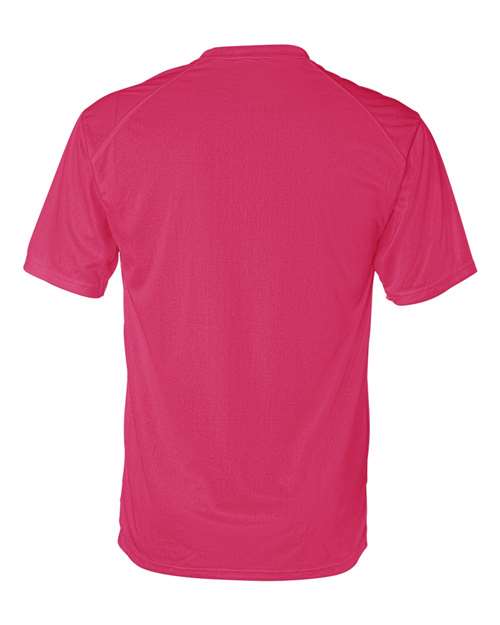 Men's B-Core Sport Shoulders T-Shirt - Hot Coral Back