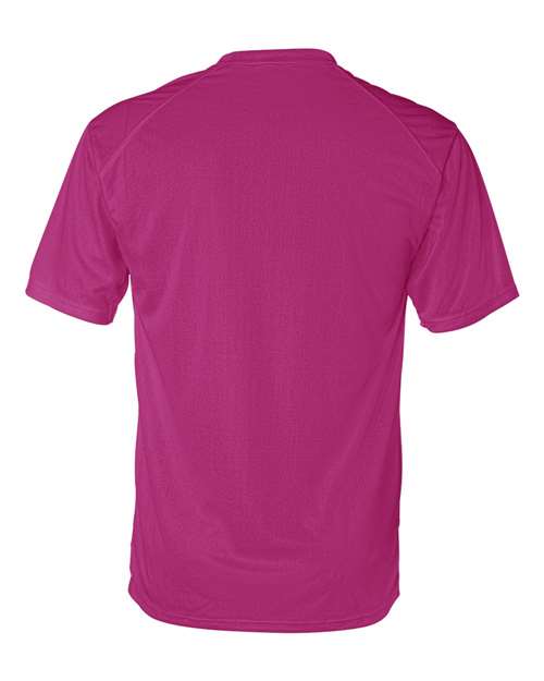 Men's B-Core Sport Shoulders T-Shirt - Hot Pink Back