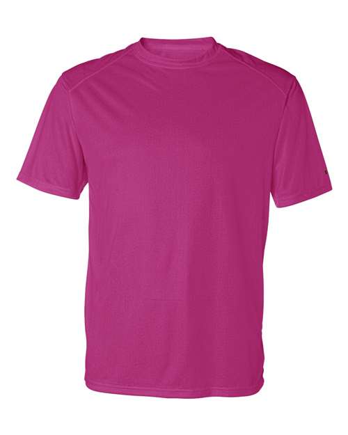 Men's B-Core Sport Shoulders T-Shirt - Hot Pink Front