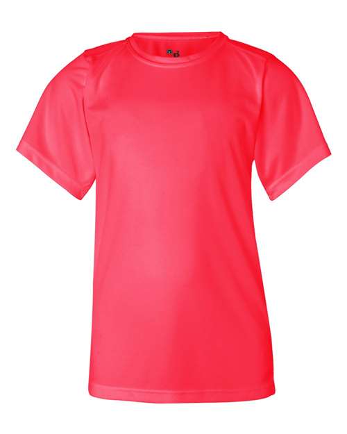 Youth B-Core T-Shirt - Hot Coral Front