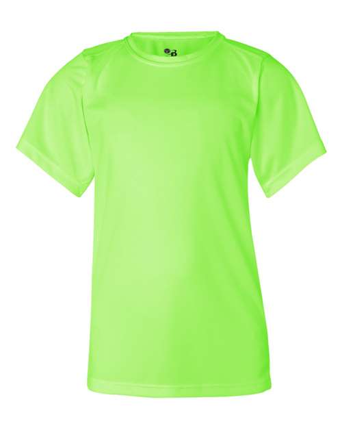 Youth B-Core T-Shirt - Lime Front