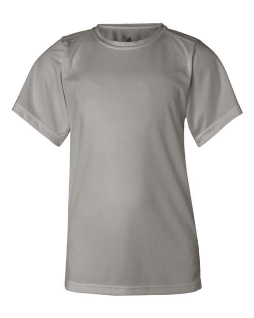 Youth B-Core T-Shirt - Silver Front