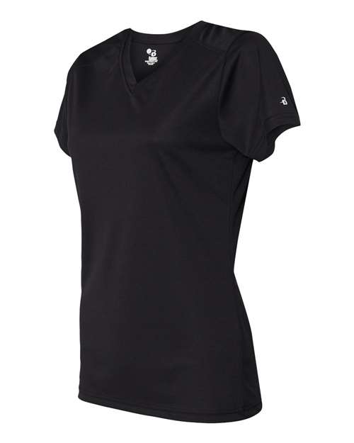 Badger Women’s B-Core V-Neck T-Shirt - Side