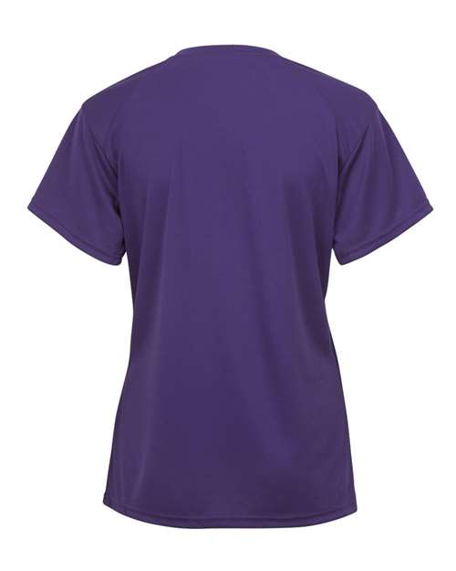 Women’s B-Core V-Neck T-Shirt - Purple Back