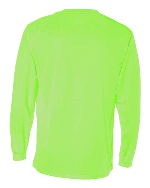 Unisex B-Core Long Sleeve T-Shirt - Lime Back