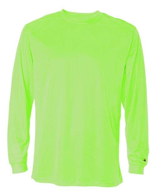 Unisex B-Core Long Sleeve T-Shirt - Lime Front