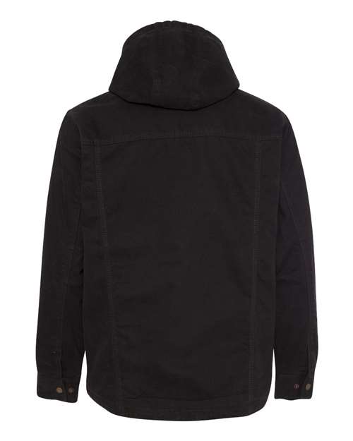 Men's Laredo Boulder Cloth™ Canvas Jacket with Thermal Lining - Black Back