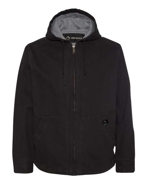 Men's Laredo Boulder Cloth™ Canvas Jacket with Thermal Lining - Black Front