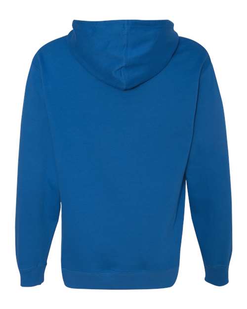 Unisex Midweight Hooded Sweatshirt - Royal Back