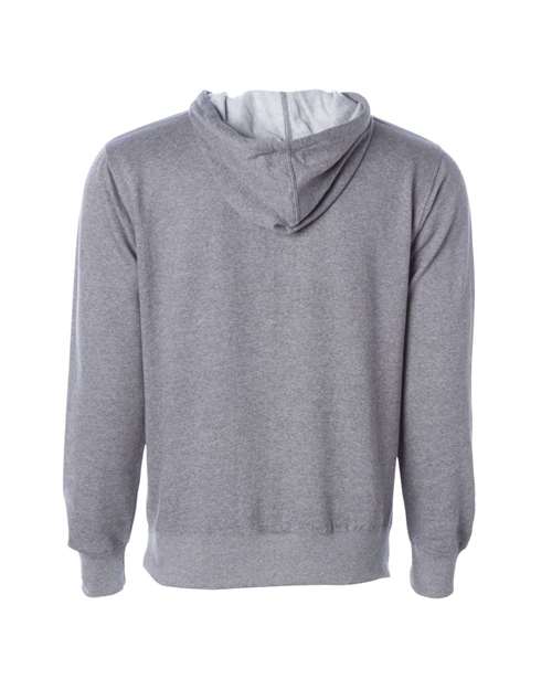 Unisex Midweight Hooded Sweatshirt - Gunmetal Heather Back