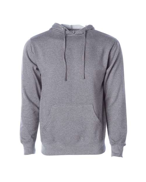 Unisex Midweight Hooded Sweatshirt - Gunmetal Heather Front