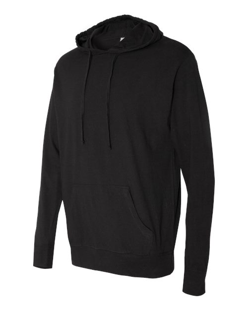 Independent Trading Co. Unisex Lightweight Hooded Pullover T-Shirt - Side
