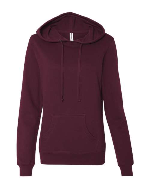 Women's Junior Fit Heavenly Fleece Lightweight Hooded Sweatshirt - Light Blackberry Front