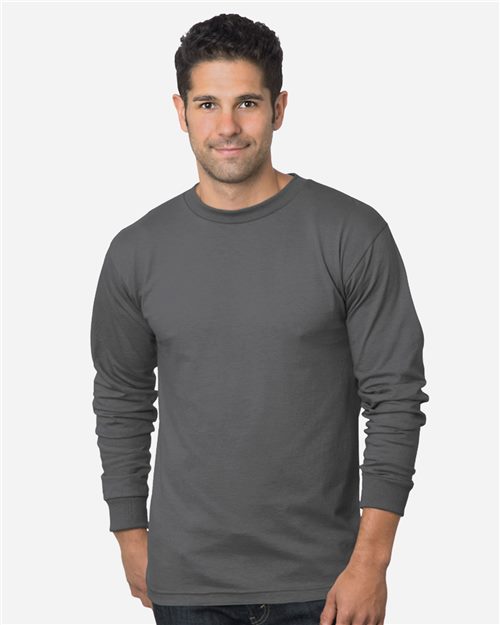 Unisex USA-Made Long Sleeve T-Shirt - Dark Navy Front