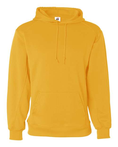 Men's Performance Fleece Hooded Sweatshirt - Gold Front