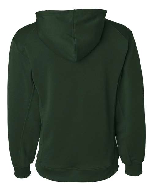 Men's Performance Fleece Hooded Sweatshirt - Forest Back