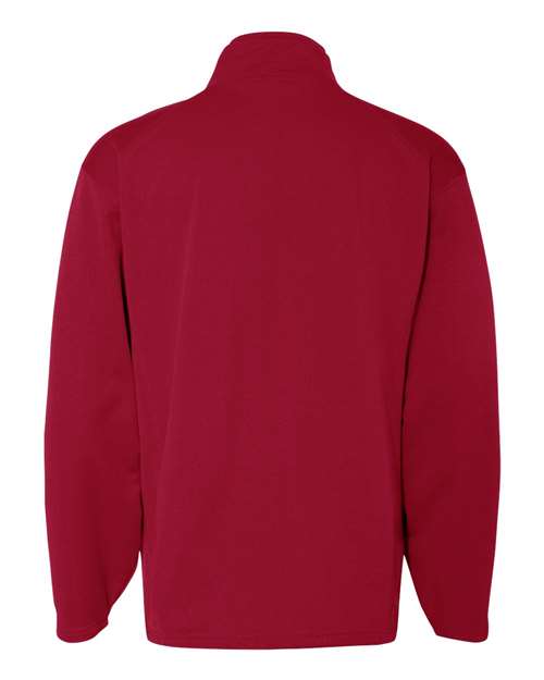 Men's Performance Quarter-Zip Pullover - Red Back