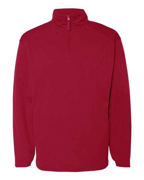 Men's Performance Quarter-Zip Pullover - Red Front