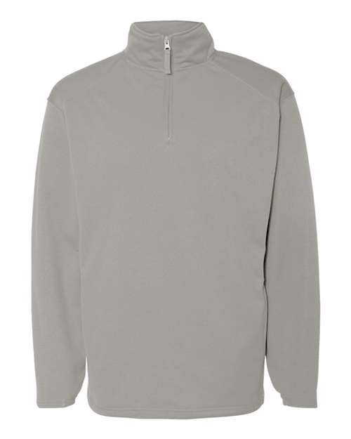 Men's Performance Quarter-Zip Pullover - Silver Front