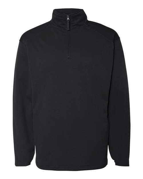 Men's Performance Quarter-Zip Pullover - Black Front