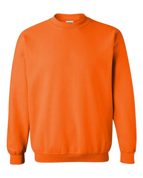 Unisex Heavy Blend™ Crewneck Sweatshirt - Safety Orange Front