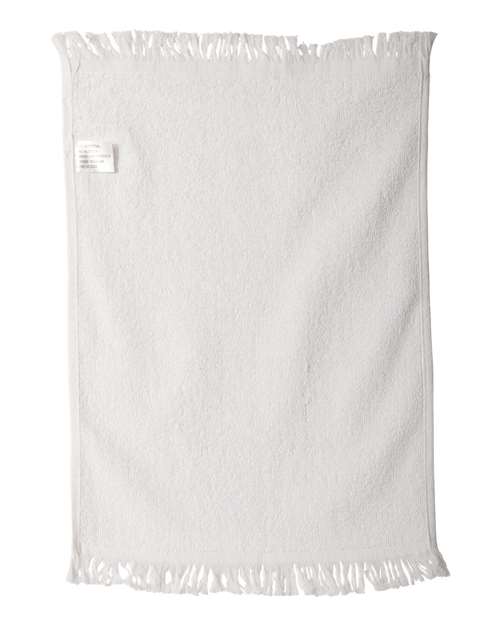 Fringed Towel - White Back