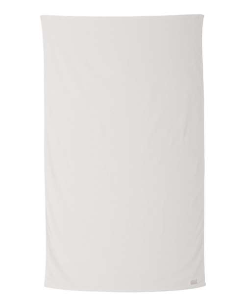Legacy Velour Beach Towel - White Back