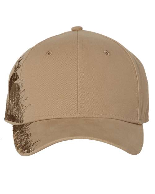 Elk Cap - Khaki Front