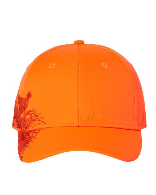 Pheasant Cap - Blaze Orange Front