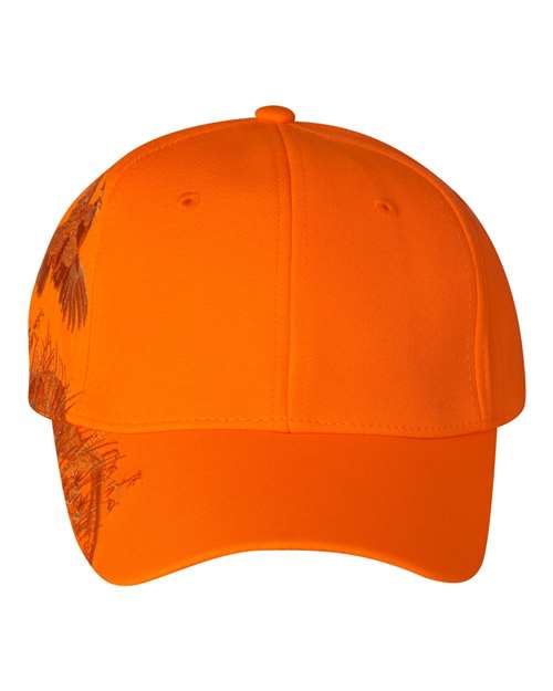 Quail Cap - Blaze Orange - Quail Front