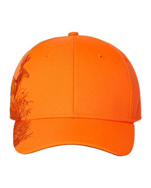 Running Buck Cap - Blaze Orange - Buck Front