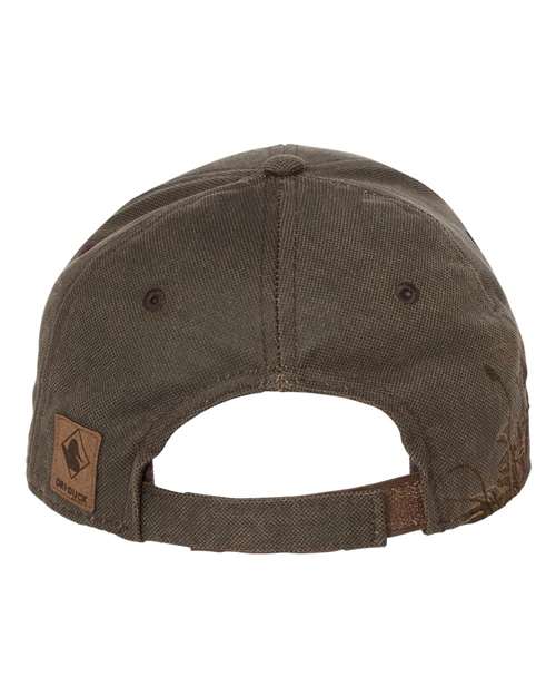 Running Buck Cap - Brown Waxy Canvas Back