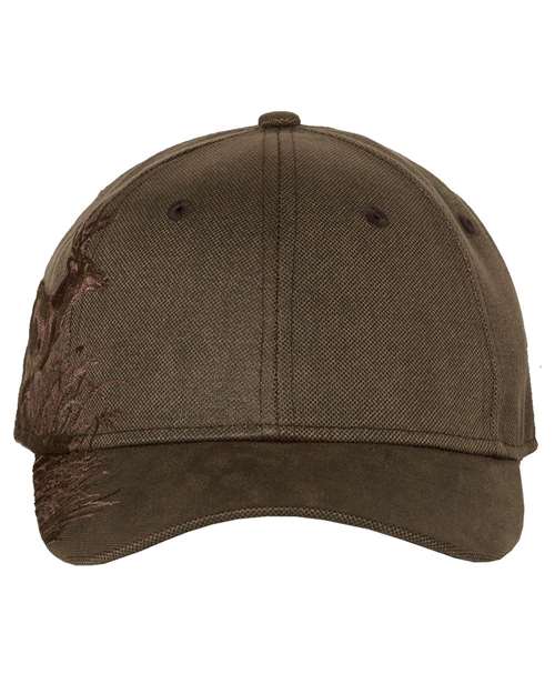 Running Buck Cap - Brown Waxy Canvas Front
