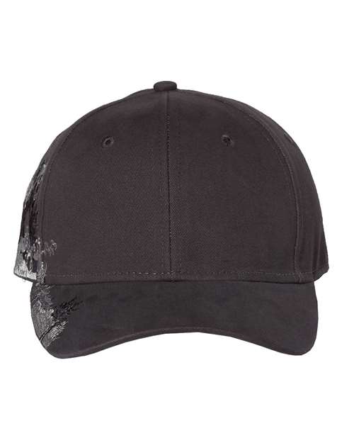Grizzly Bear Cap - Charcoal Front