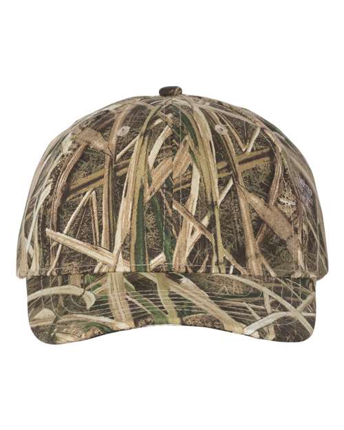 Licensed Camo Hook-and-Loop Cap - Mossy Oak Shadow Grass Front