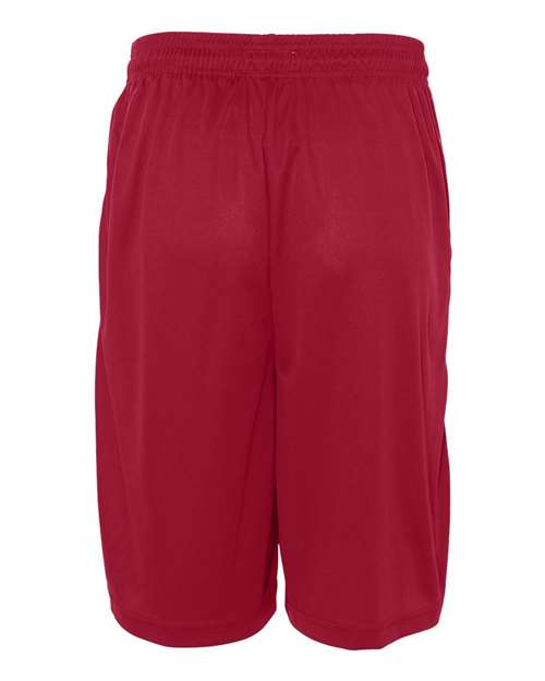 Men's B-Core 10" Shorts with Pockets - Red Back